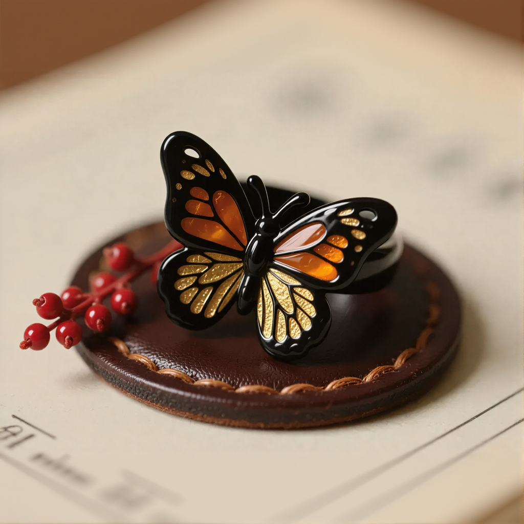 Butterfly Resin Ring