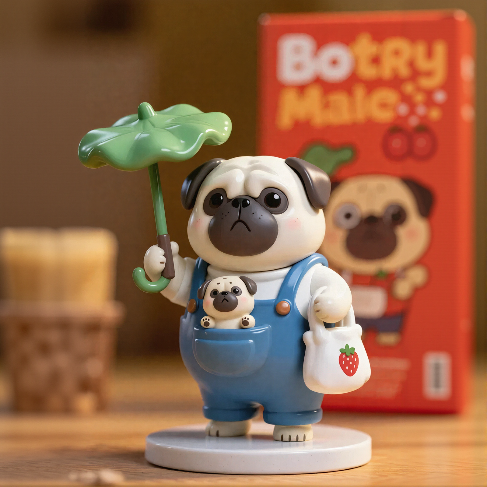 Cute Pet Umbrella Shape Figure
