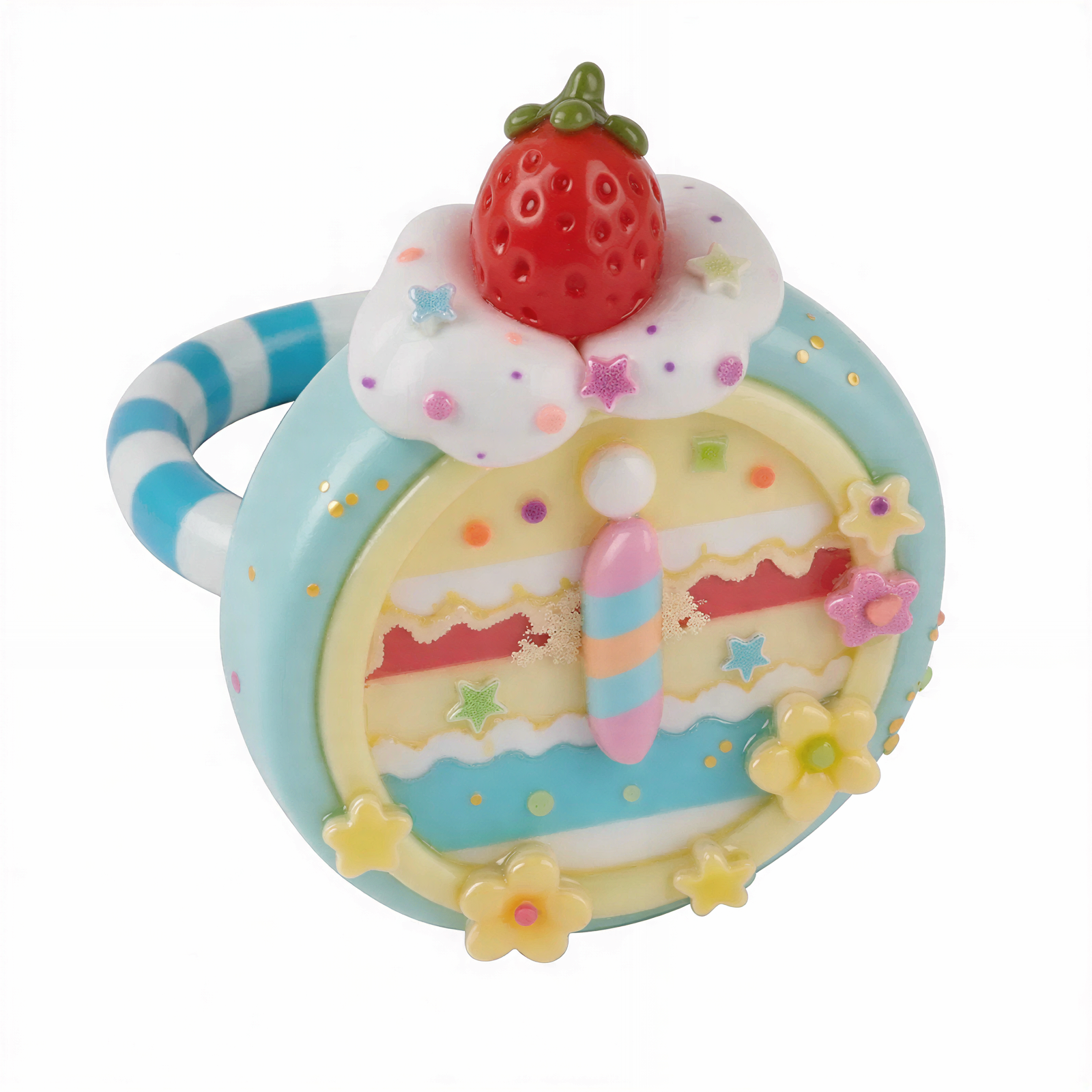 Strawberry Dessert-Style Rings