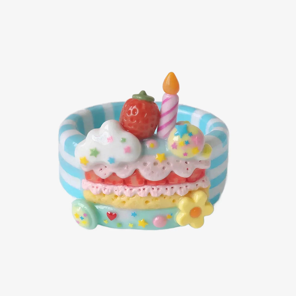 Colorful Cake Element Ring