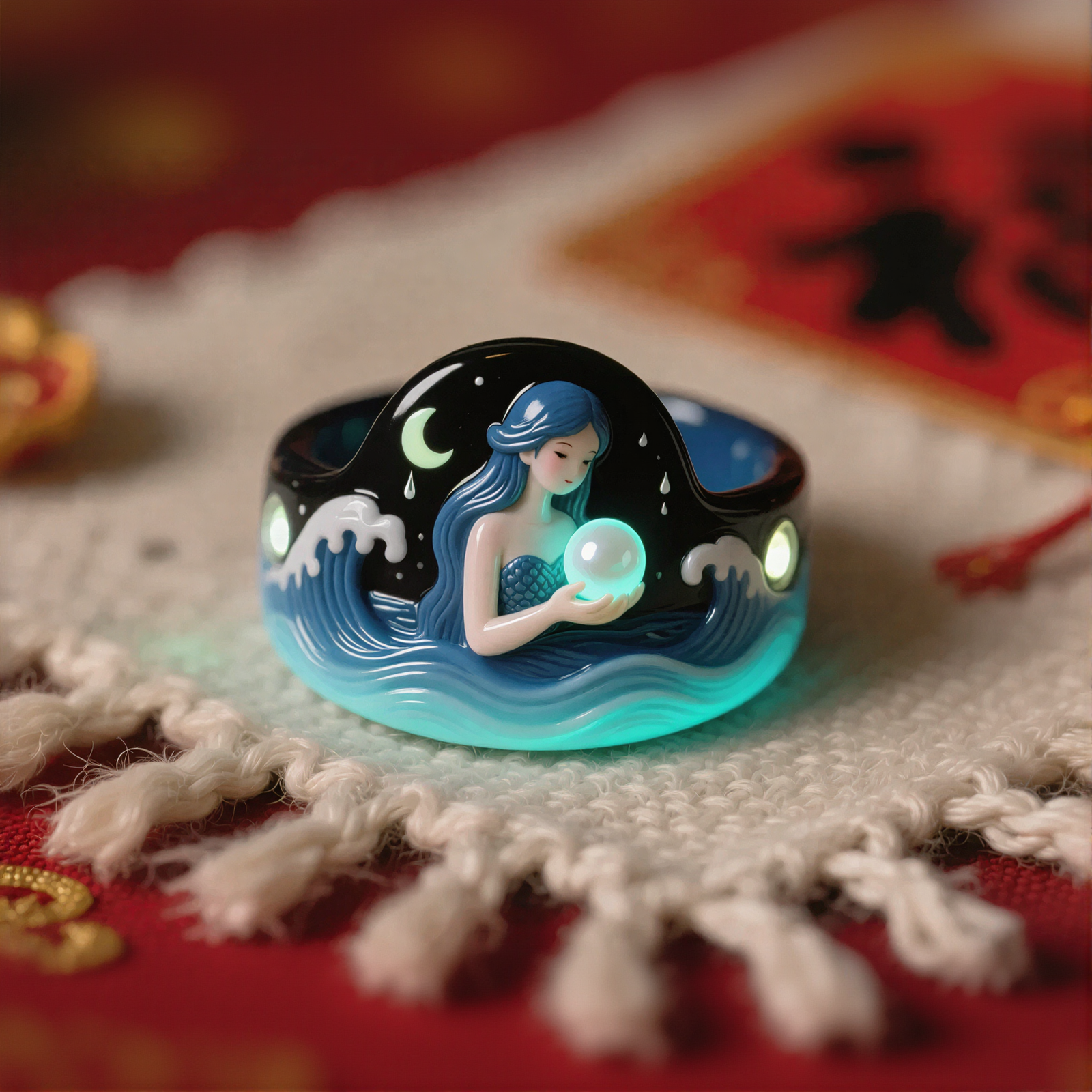 Mermaid Dreamy Night Rings