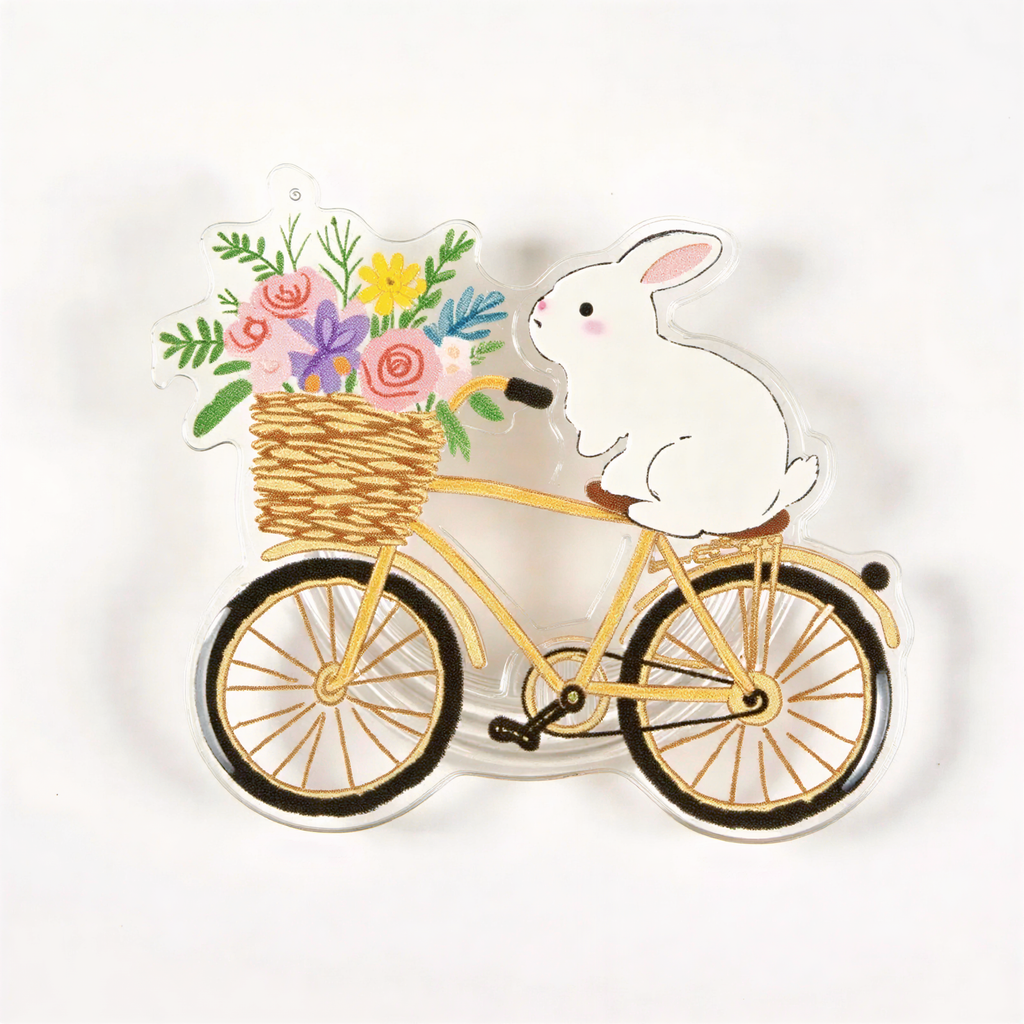 Cute Rabbit Float Phone Grip Stand