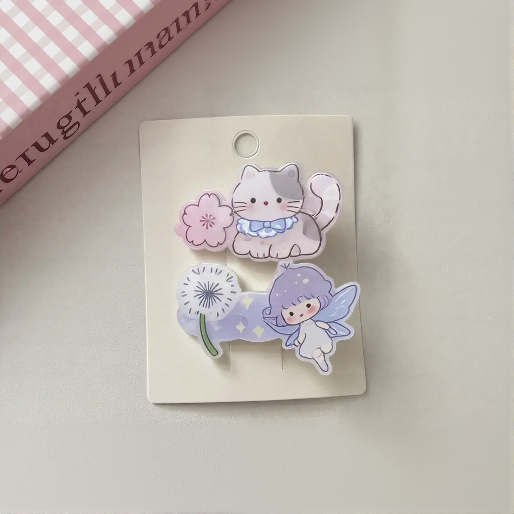 Cute Cat Elf Hair Clip