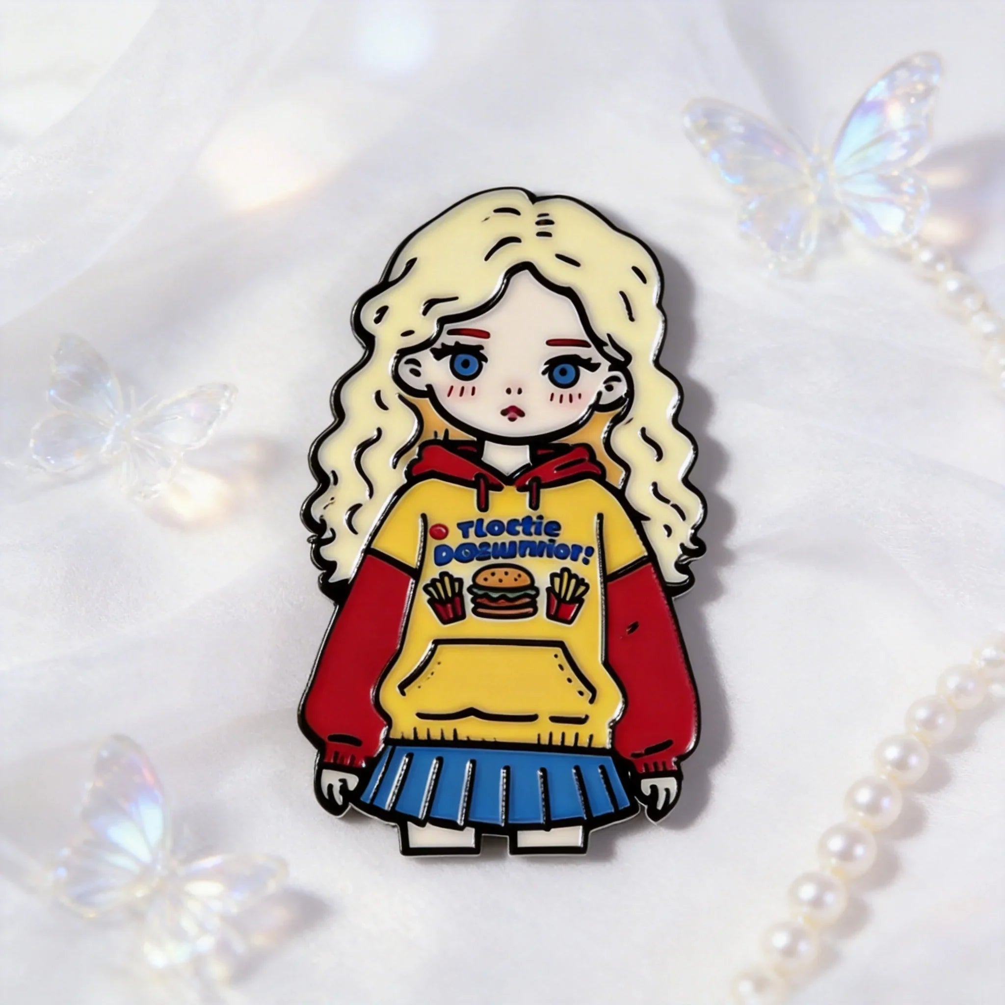 Cute Food Girl Fridge Magnet