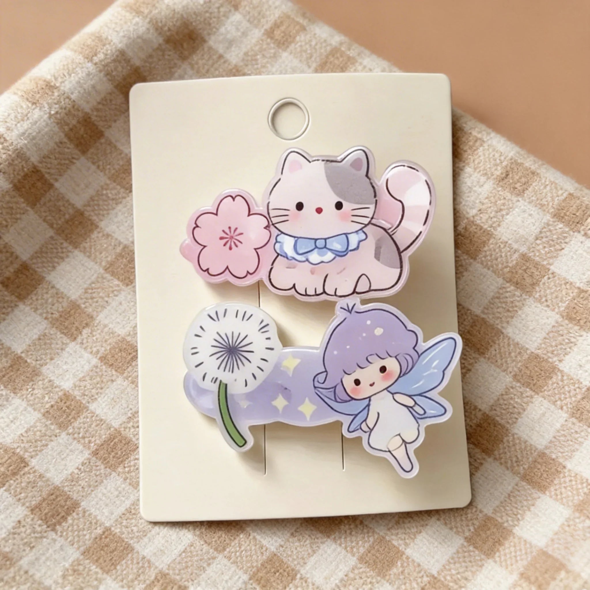 Cute Cat Elf Hair Clip