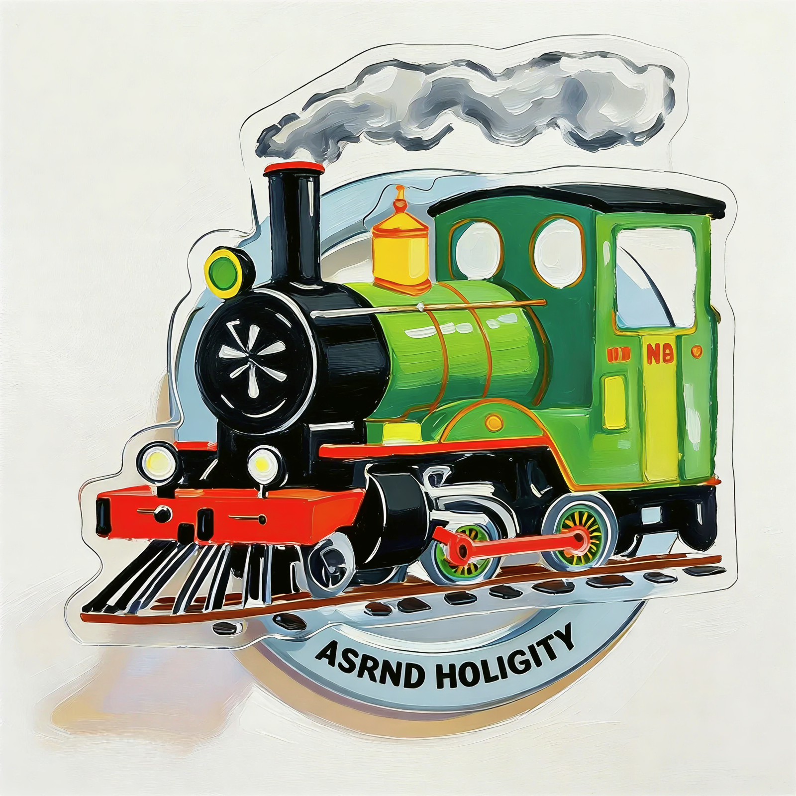 Vintage Steam Train Phone Grip Stand