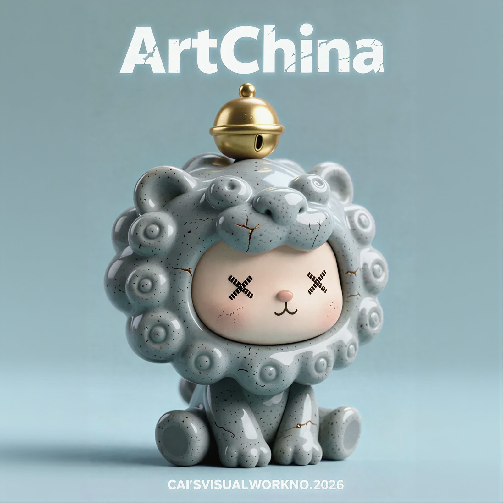 Cute Little Lion Ornament Figure