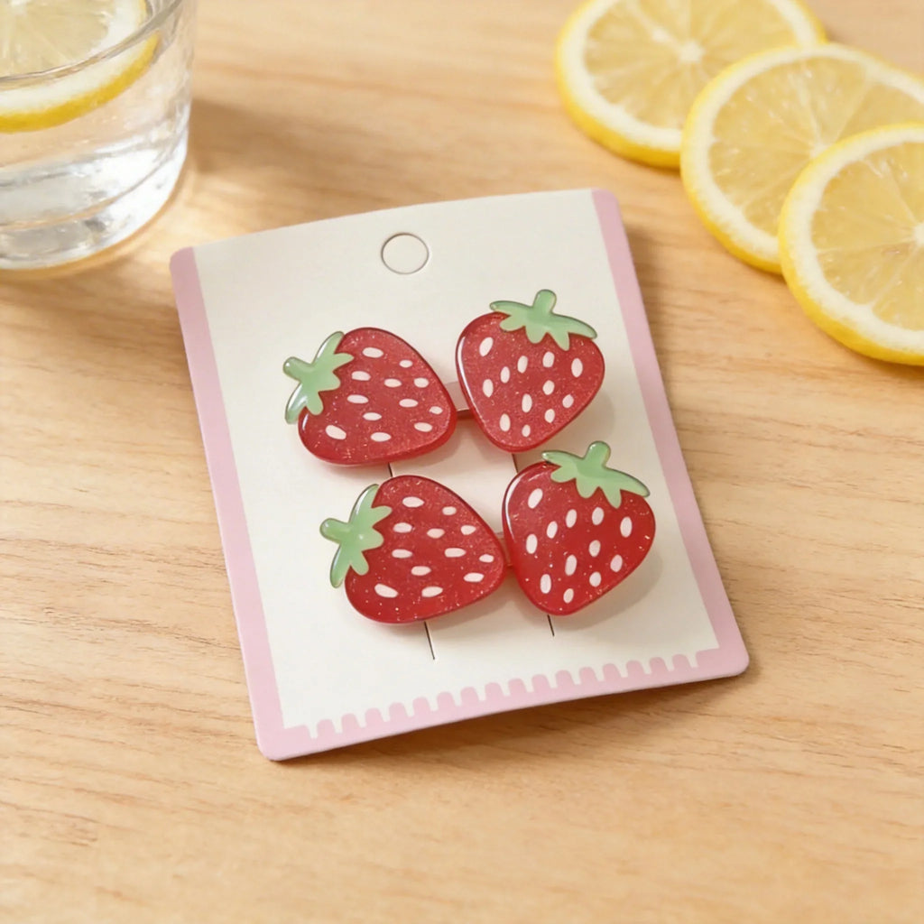 Cute Strawberry Hair Clip