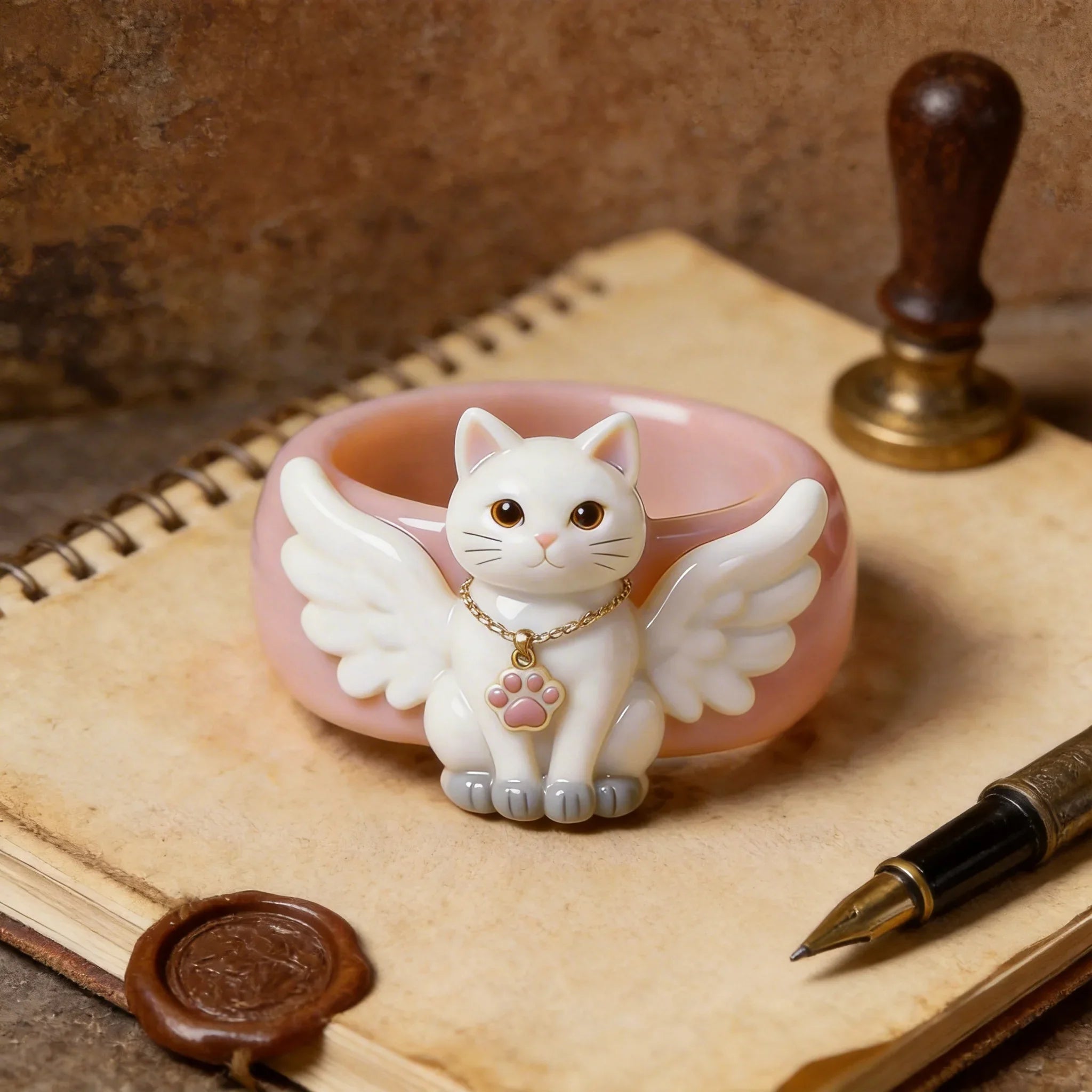 Angel Cat Ring