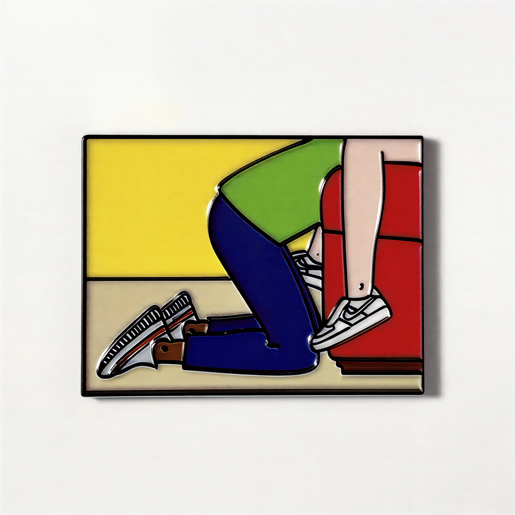Intimate Interaction Scene Fridge Magnet