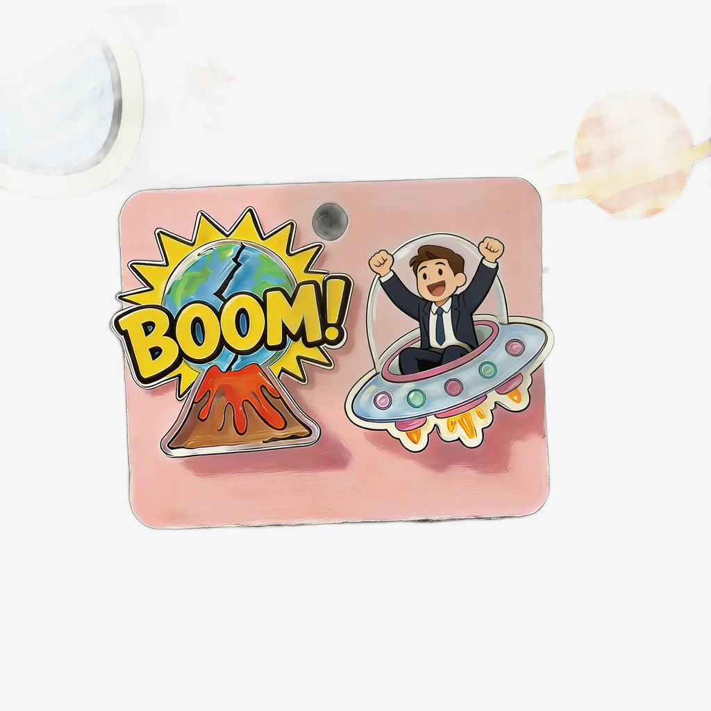 Cosmic Adventure Hair Clip