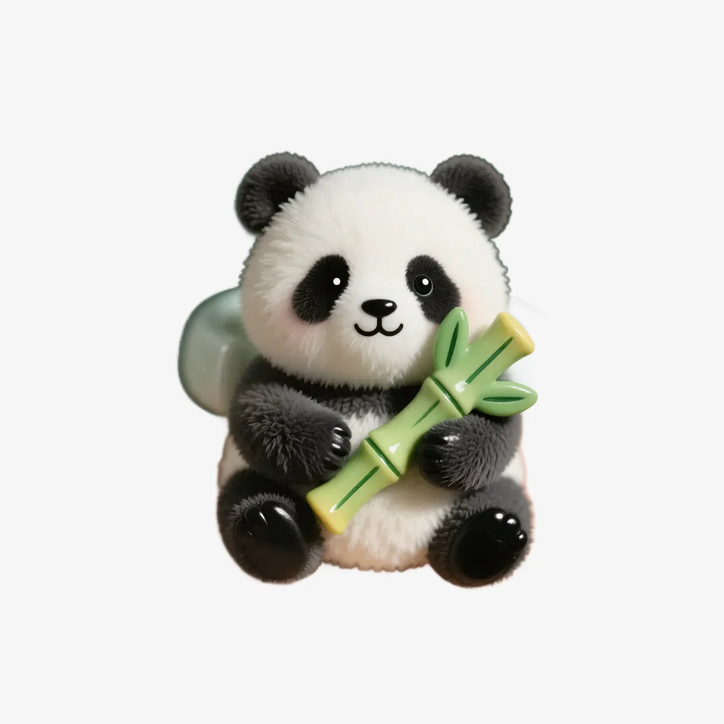 Panda Hugging Bamboo Ring