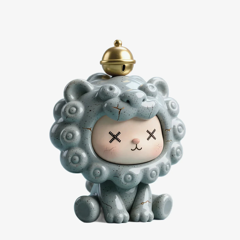 Cute Little Lion Ornament Figure