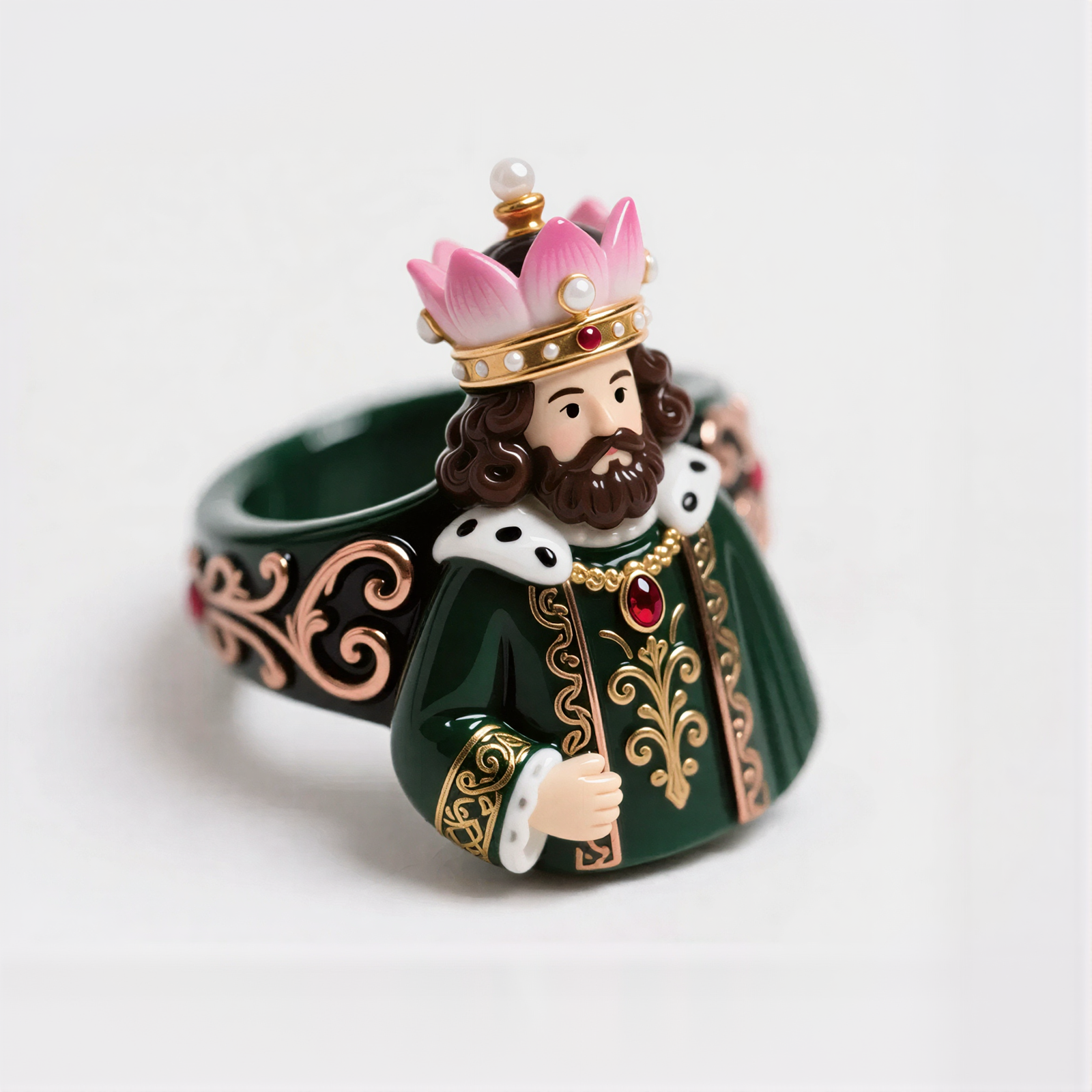 Gorgeous Crown Monarch Ring