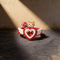 Heart-Shaped Cute Cat Rings