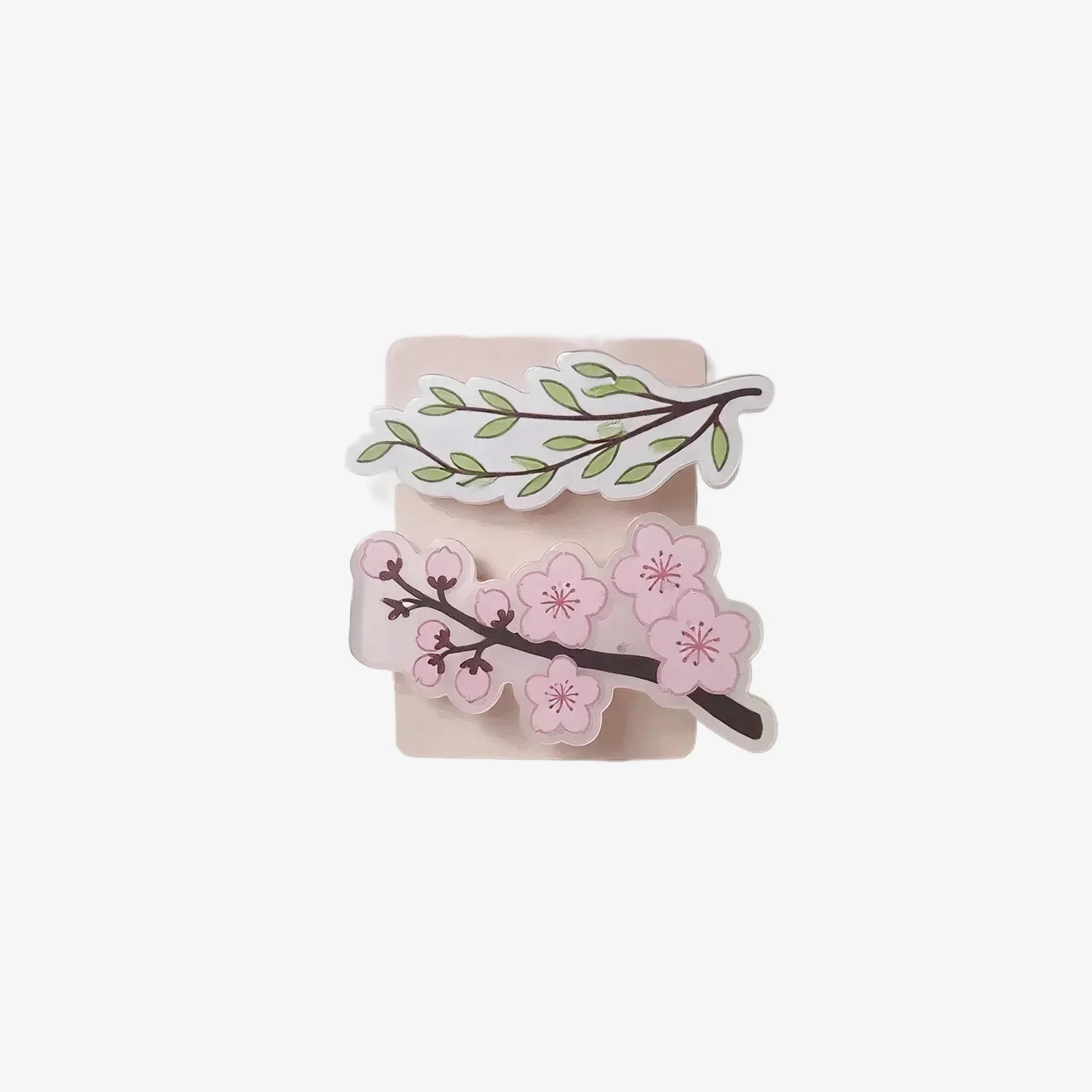 Spring Sakura Branch Hair Clip