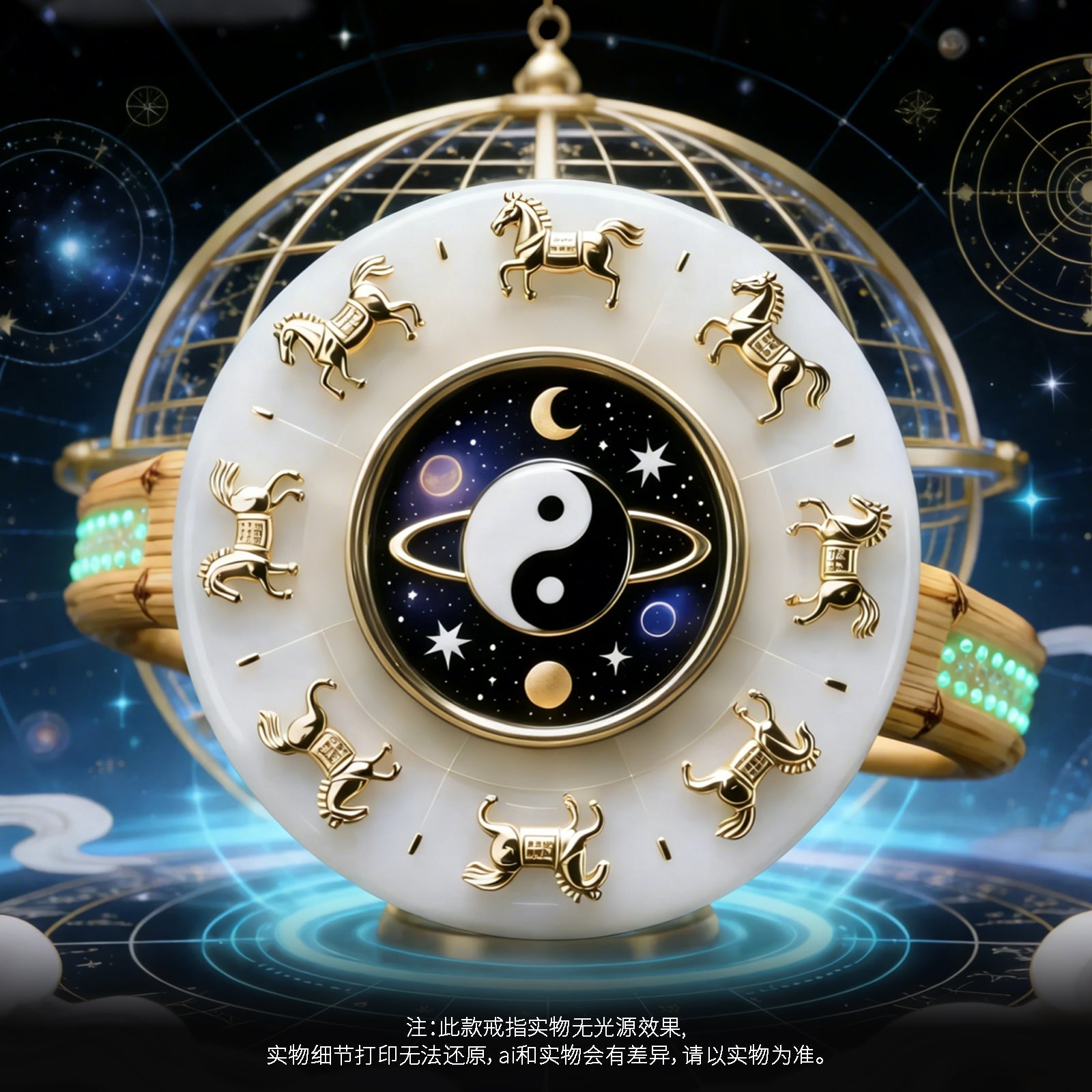 Astrology Tai Chi Ring
